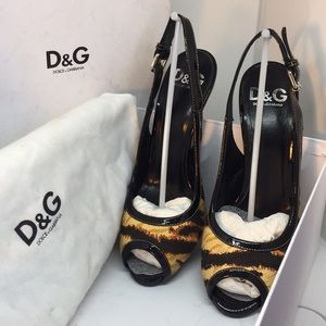 2008 D&G Dolce Gabbana Sandalo Tess Stampato